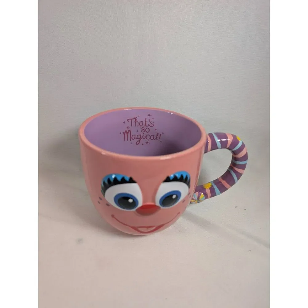 Sesame Street Abby Cadabby 32 Oz Ceramic Mug SeaWorld Busch Gardens 2017